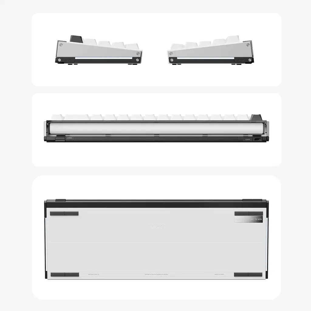 [702389] MelGeek Made68 UltraV2 Classic White Gaming Keyboard 3.webp