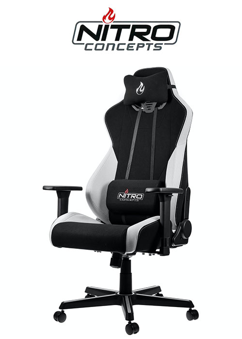 Nitro Concepts S300 Radiant White Gaming Chair Game Store