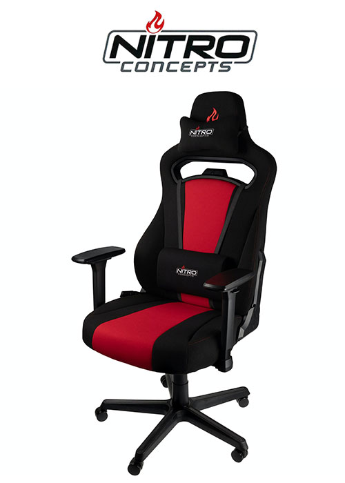 Nitro Concepts E250 Gaming Chair Black Red Game Store