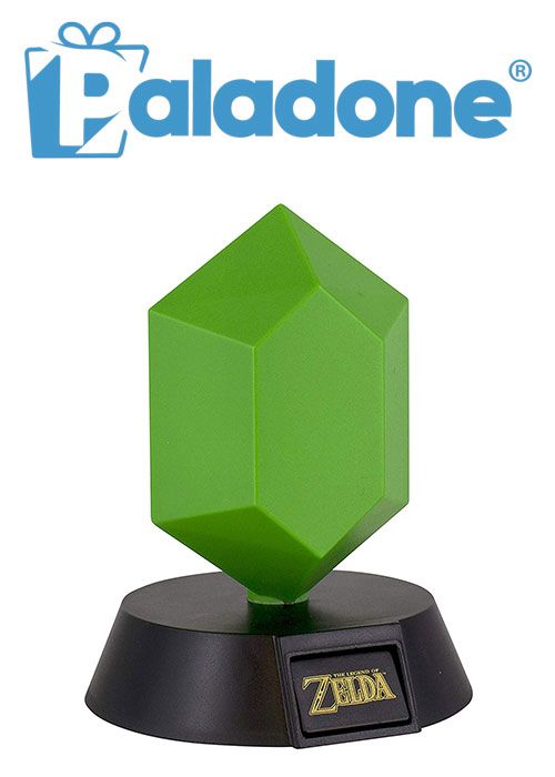 Green Rupee 3D Light  Multi-Colour (Paladone)