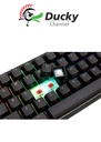 Ducky One 2 Mini (V2) RGB DS PBT Red Cherry MX Mechanical Keyboard - Black/White