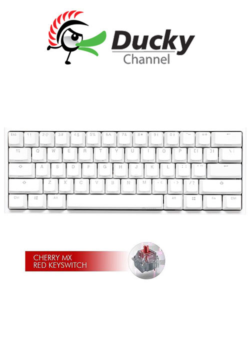 Ducky One 2 Mini V2 Pure White Rgb Red Switch Game Store