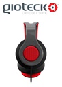 Gioteck TX-30 Stereo 'Game &amp; Go' Wired Headset Red/Grey