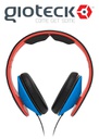 Gioteck TX-30 Stereo 'Game &amp; Go' Wired Headset Orange/Blue
