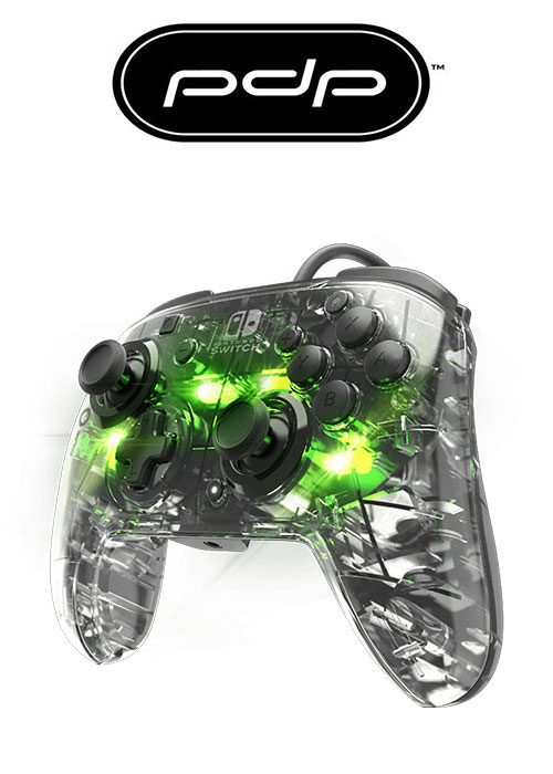 NS PDP Afterglow Deluxe+ Wired Controller