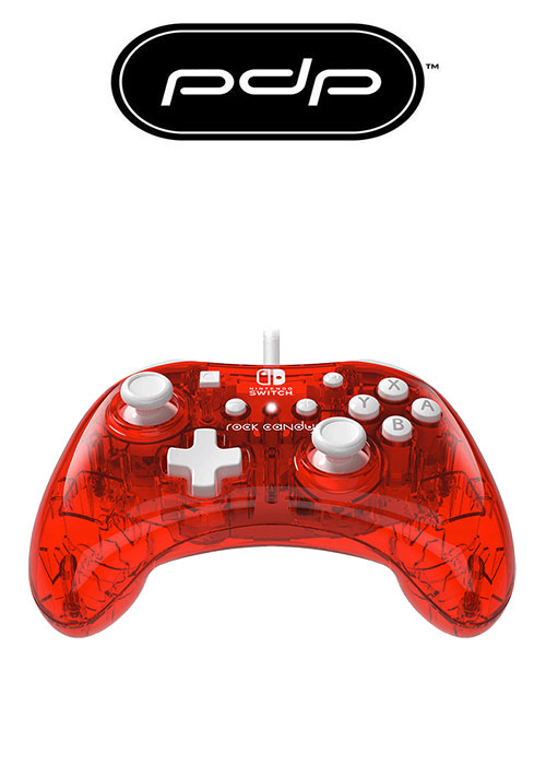 NS PDP Rock Candy Wired Mini Controller (Stormin-Cherry)