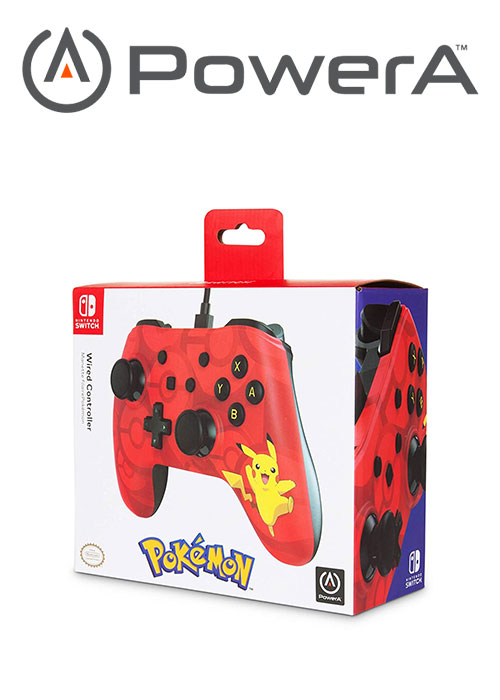 NS PowerA Wired Switch Controller - Pikachu