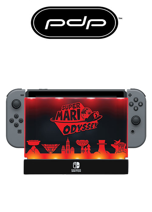 PDP NS LIGHT UP DOCK SHIELD (ZELDA & SUPER MARIO ODYSSEY)