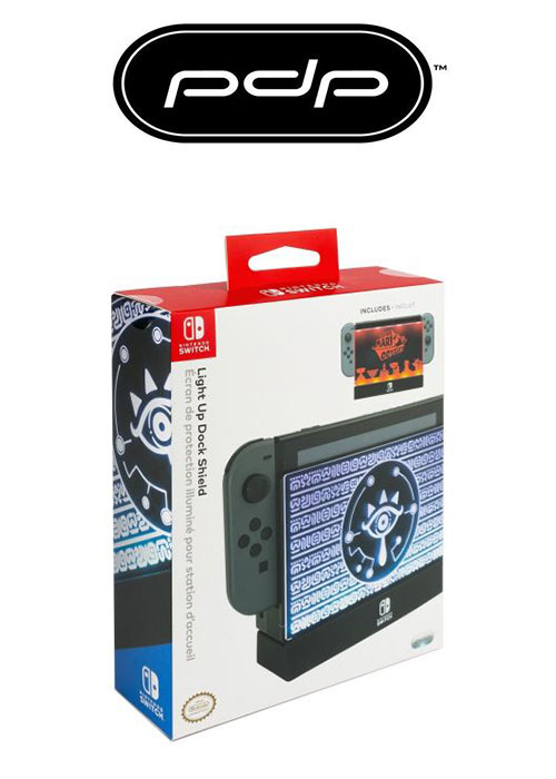 PDP NS LIGHT UP DOCK SHIELD (ZELDA & SUPER MARIO ODYSSEY)