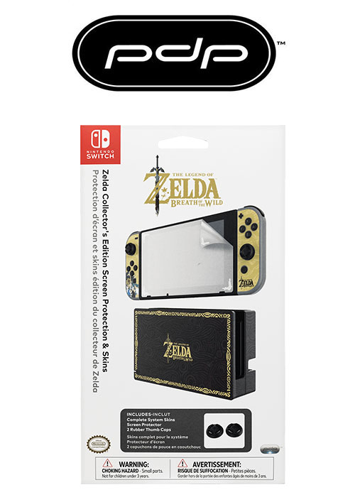 PDP NS ZELDA BREATH OF THE WILD SCREEN PROTECTOR & SKINS