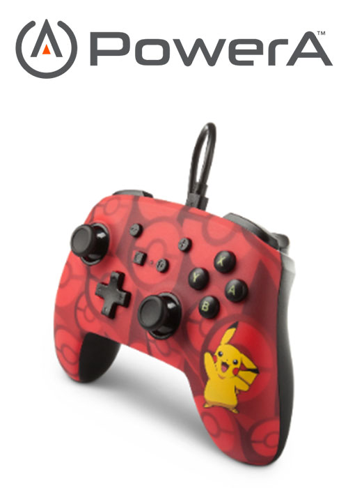 POWER A NS ENHANCED WIRED CONTROLLER POKEMON PIKACHU