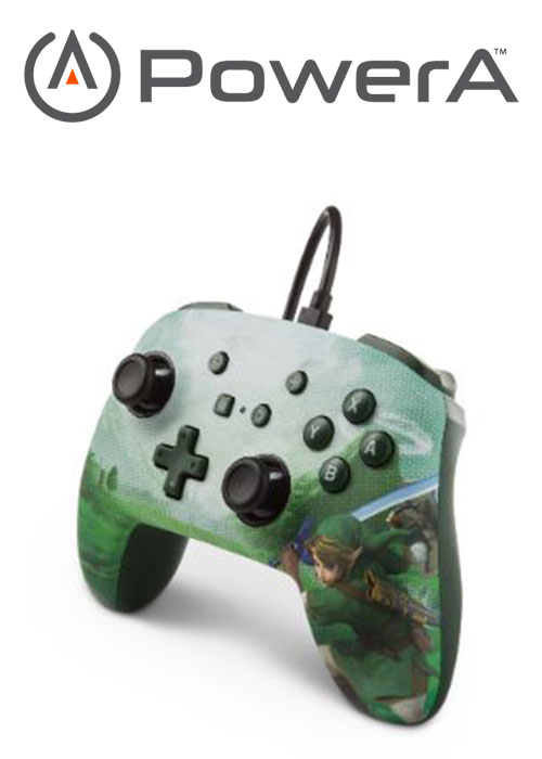 POWER A NS ENHANCED WIRED CONTROLLER ZELDA HYRULE