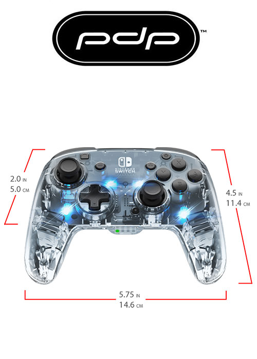 PDP NS Afterglow Wireless Deluxe Controller