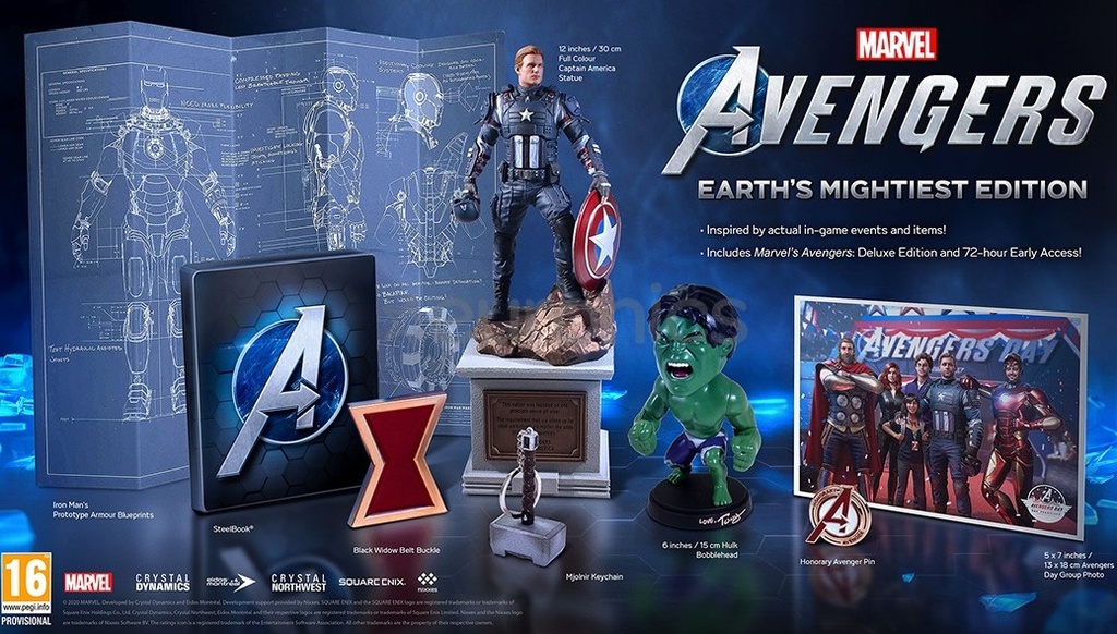 PS4 Marvel Avengers - Earth's Mightiest Collector Edition