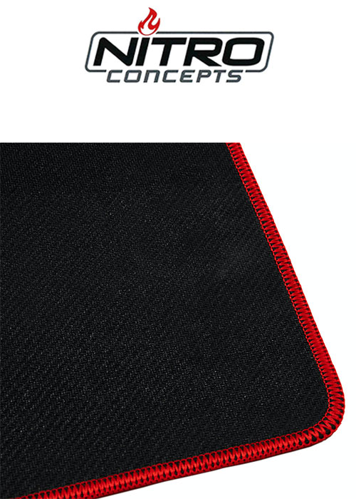 Nitro Concepts Desk Mat, 900x400mm - black/red