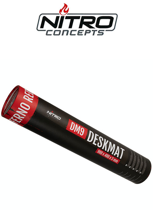 Nitro Concepts Desk Mat, 900x400mm - black/red