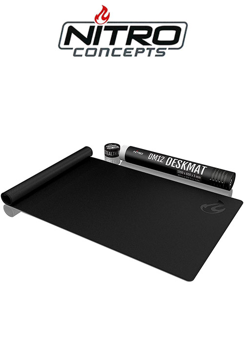 Nitro Concepts Desk Mat, 1200x600mm - black