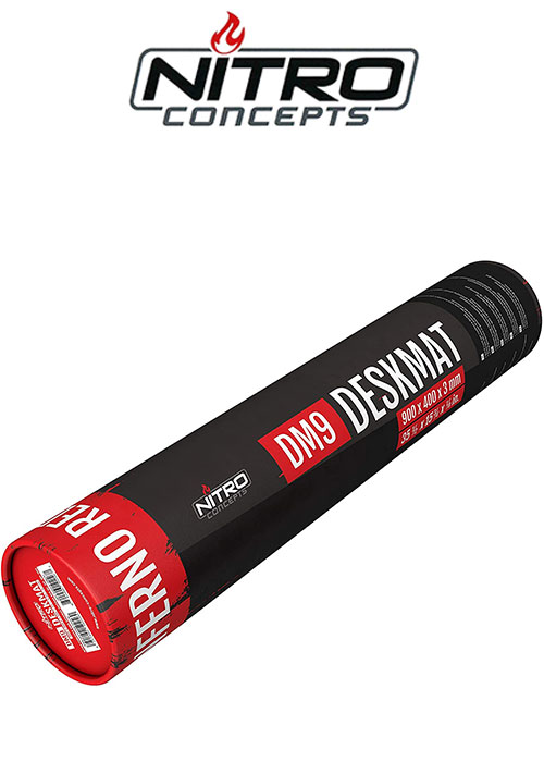 Nitro Concepts Desk Mat, 900x400mm - black/red