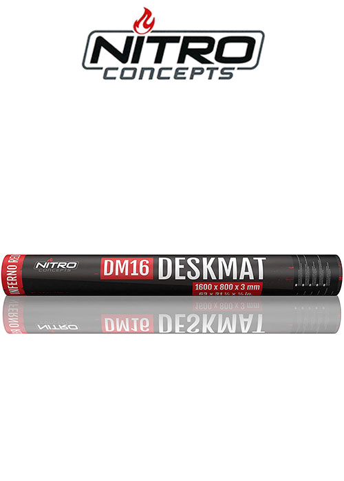 Nitro Concepts Desk Mat, 1600x800mm - black/red