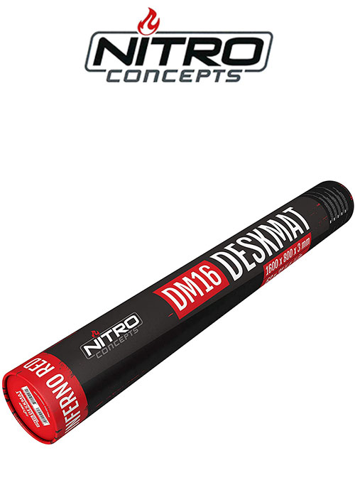 Nitro Concepts Desk Mat, 1600x800mm - black/red