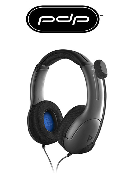 PDP PS4 LvL 40 Wired Stereo Headset - Grey