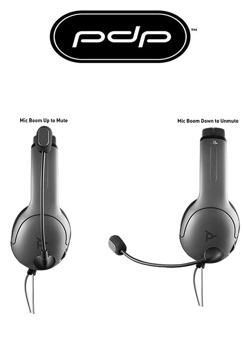 PDP PS4 LvL 40 Wired Stereo Headset - Grey