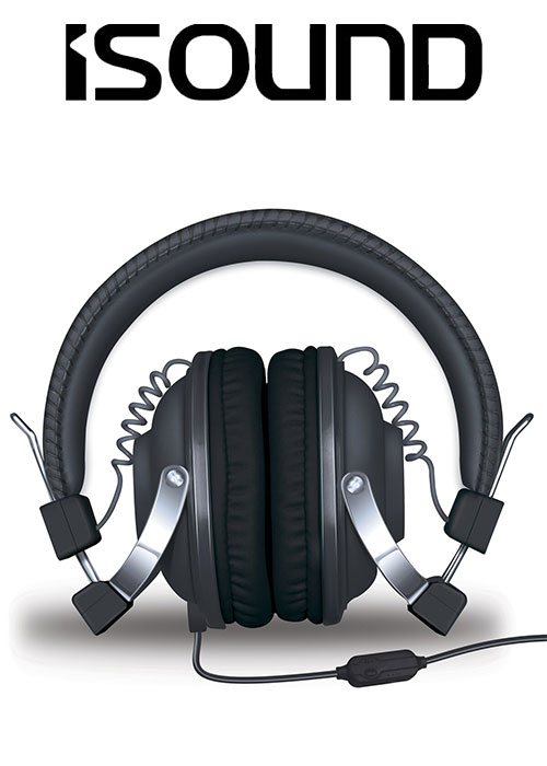 ISOUND HM-260 HEADPHONE - BLACK