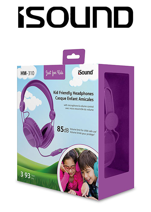 ISOUND HM-310 KIDS HEADPHONE - PURPLE