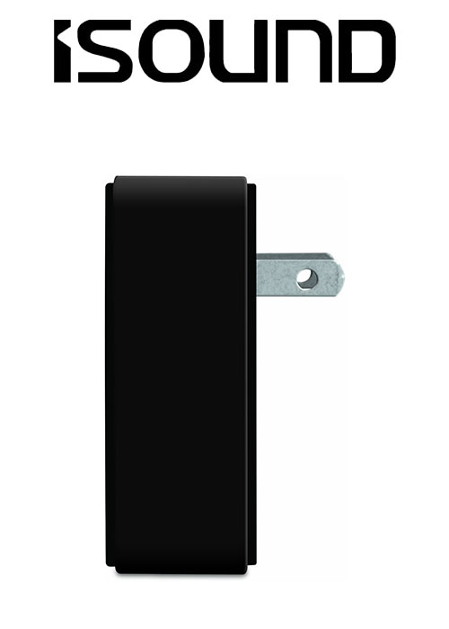 ISOUND 4 USB WALL CHARGER PRO - BLACK