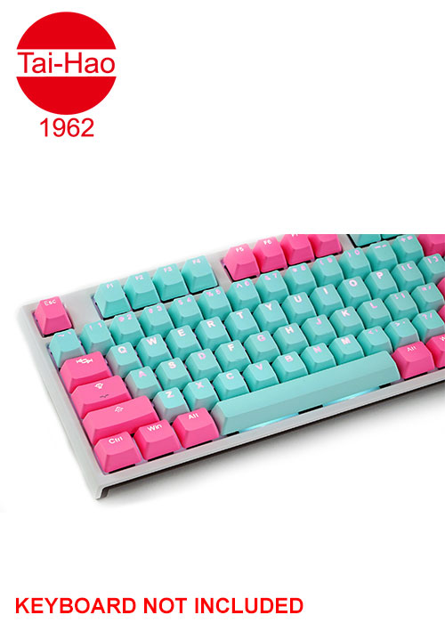 Tai Hao 116 Keys Pbt Double Shot Backlit Keycap Set Miami Game Store