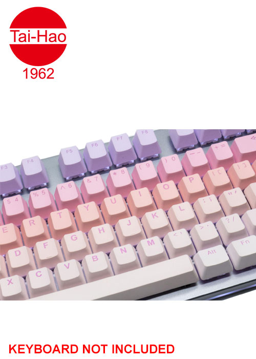 Tai Hao 140 Keys Pbt Double Shot Backlit Keycap Set Sakura Michi Game Store