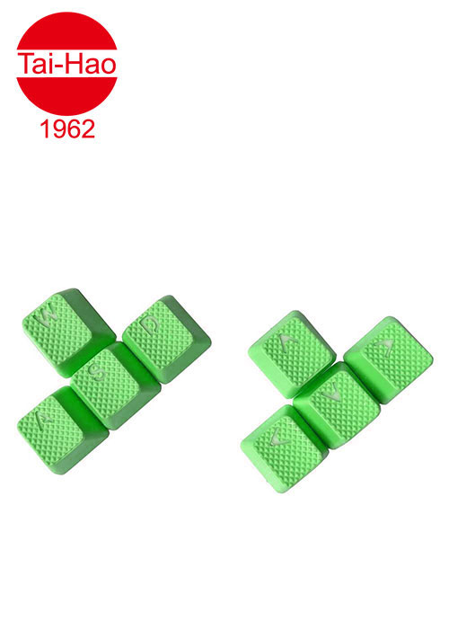 Tai-Hao 8-Keys Rubber Gaming Backlit-Keycap - Neon Green