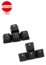 Tai-Hao 8-Keys Rubber Gaming Backlit-Keycap - Black