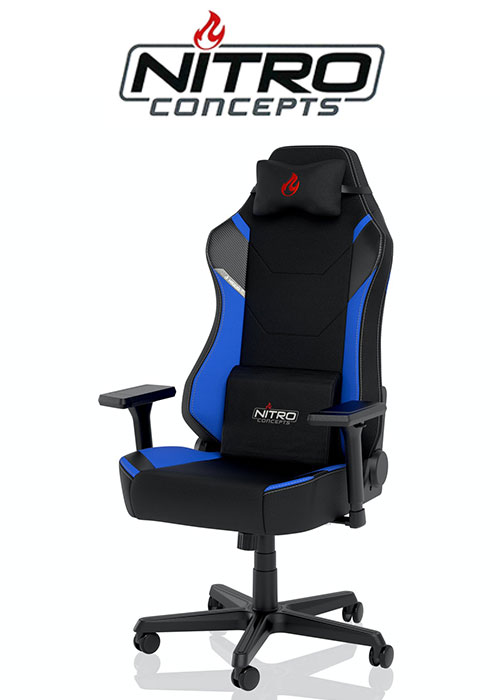 Nitro Concepts X1000 - Black/Blue Gaming chair