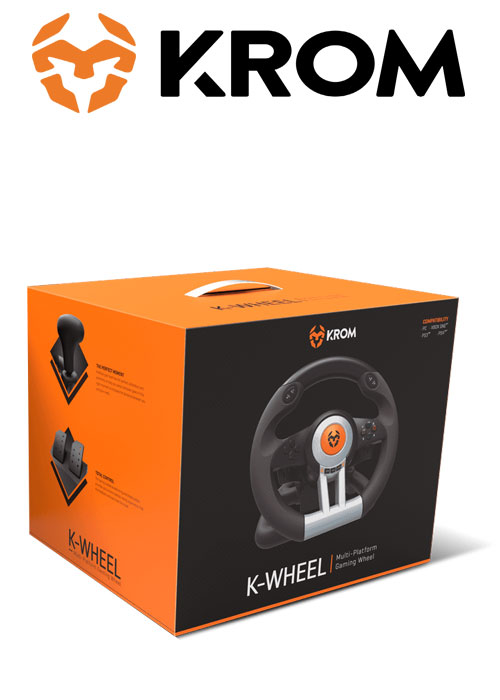 KROM K-Wheel Multiplatform (Steering&amp;Pedals)