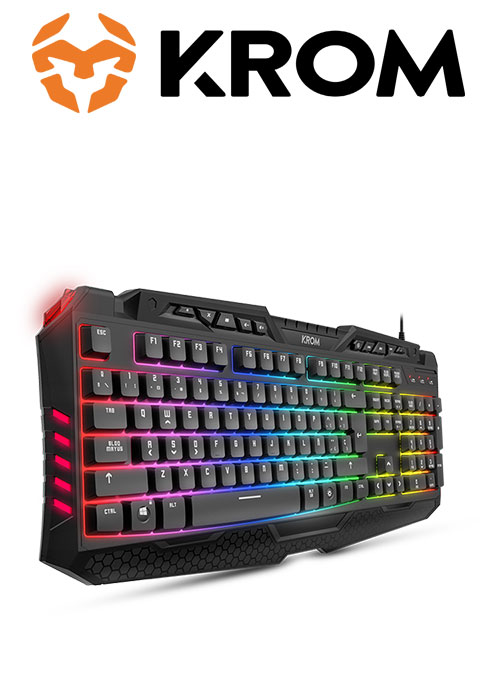 KROM KRITIC RGB Rainbow Gaming Kit
