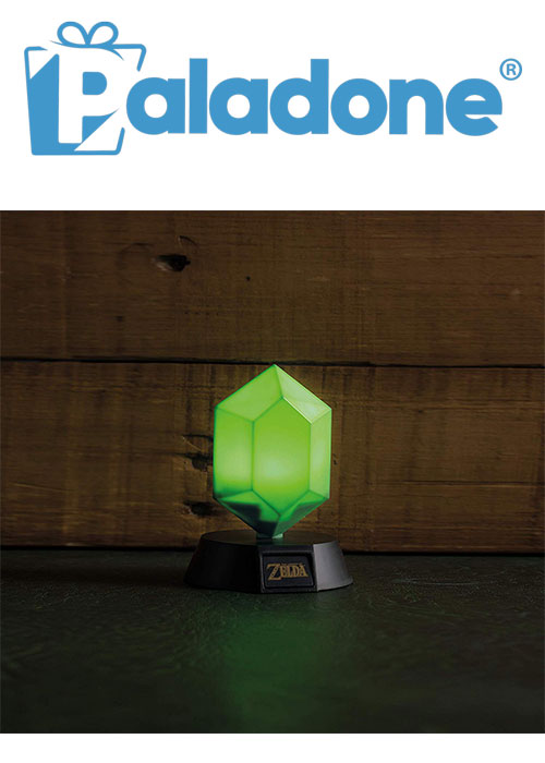 Green Rupee 3D Light  Multi-Colour (Paladone)