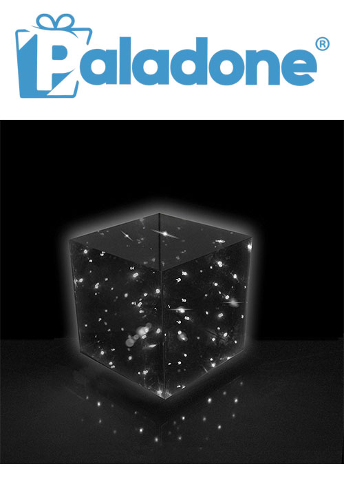 Paladone Infinity Cube Sound Reactive Mood Light Multi-Colour 