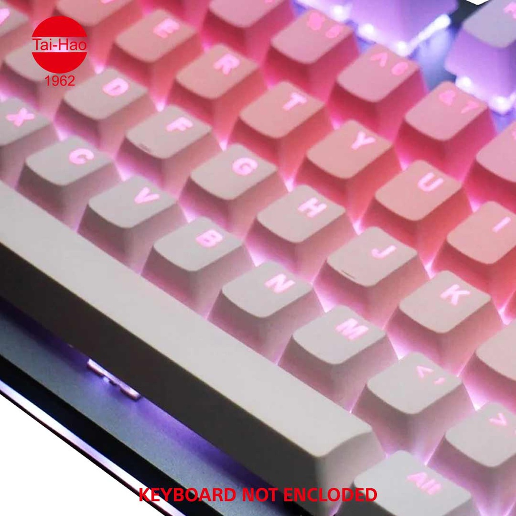 Tai Hao 140 Keys Pbt Double Shot Backlit Keycap Set Sakura Michi Game Store