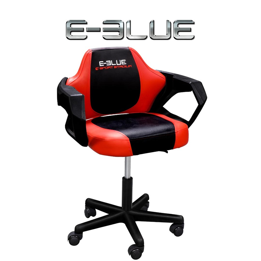 E-Blue EEC342 Cobra Bar Gaming Chair - Black/Red