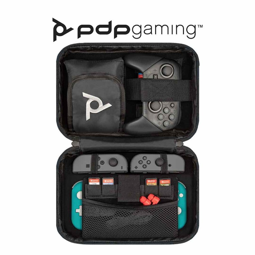 PDP NS Commuter Case Zelda Breath Of The Wild Negro/Oro Lite