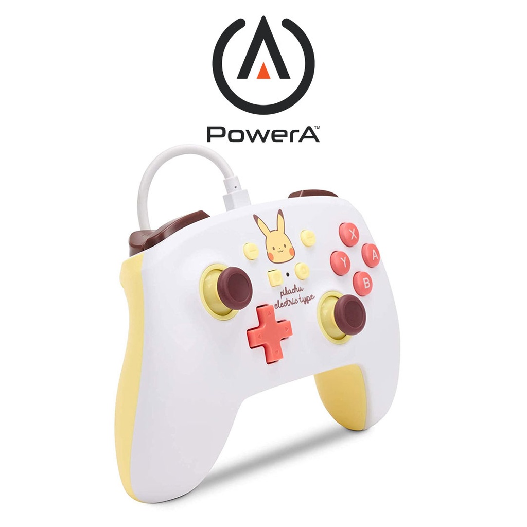 Power A Enhanced Wired Contoller Pokemon Pikachu Electric Type