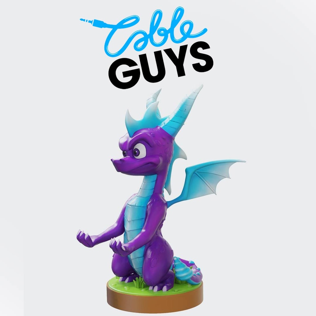 Cable Guys Device Holder - Ice Spyro Figure