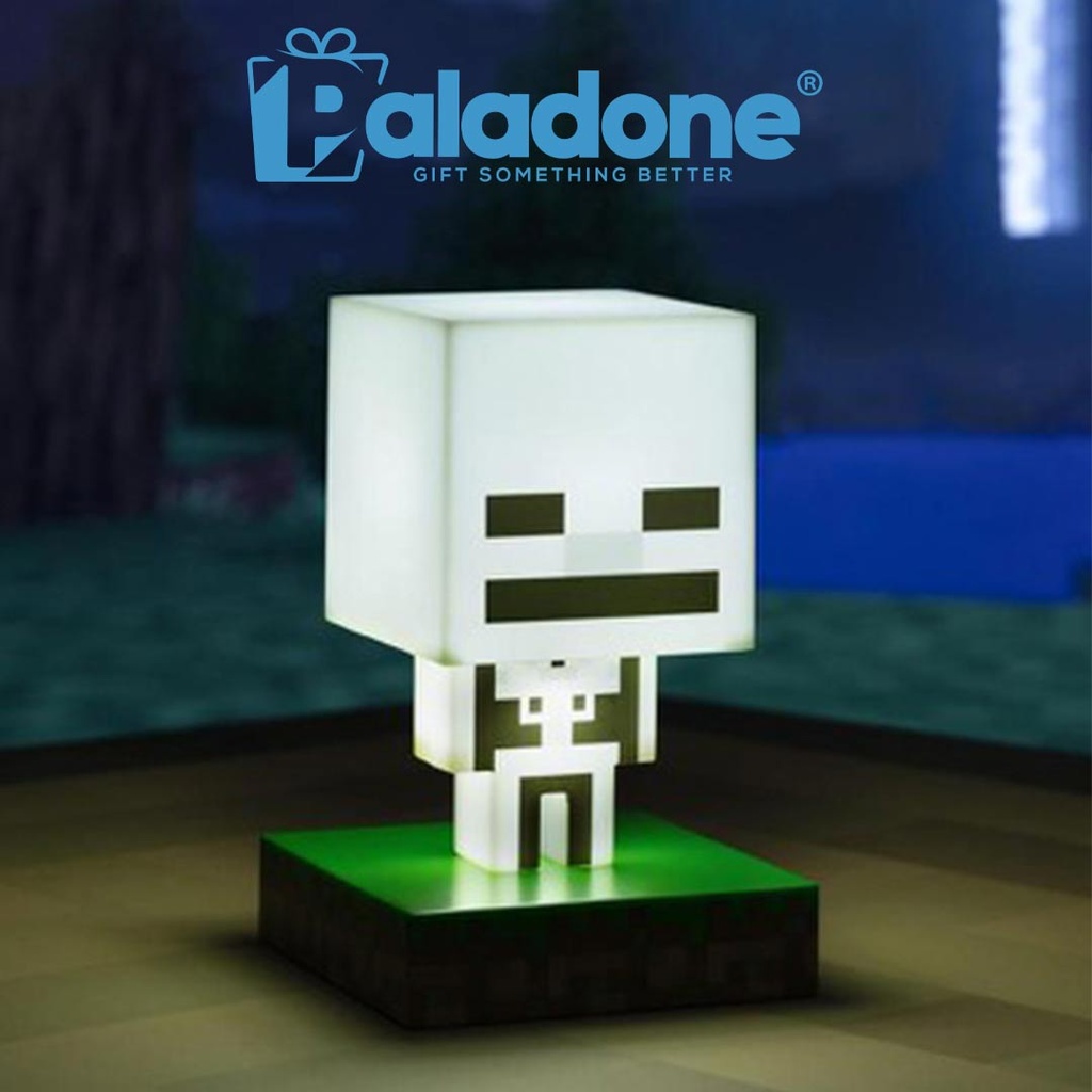 Paladone Minecraft Skeleton Icon Light