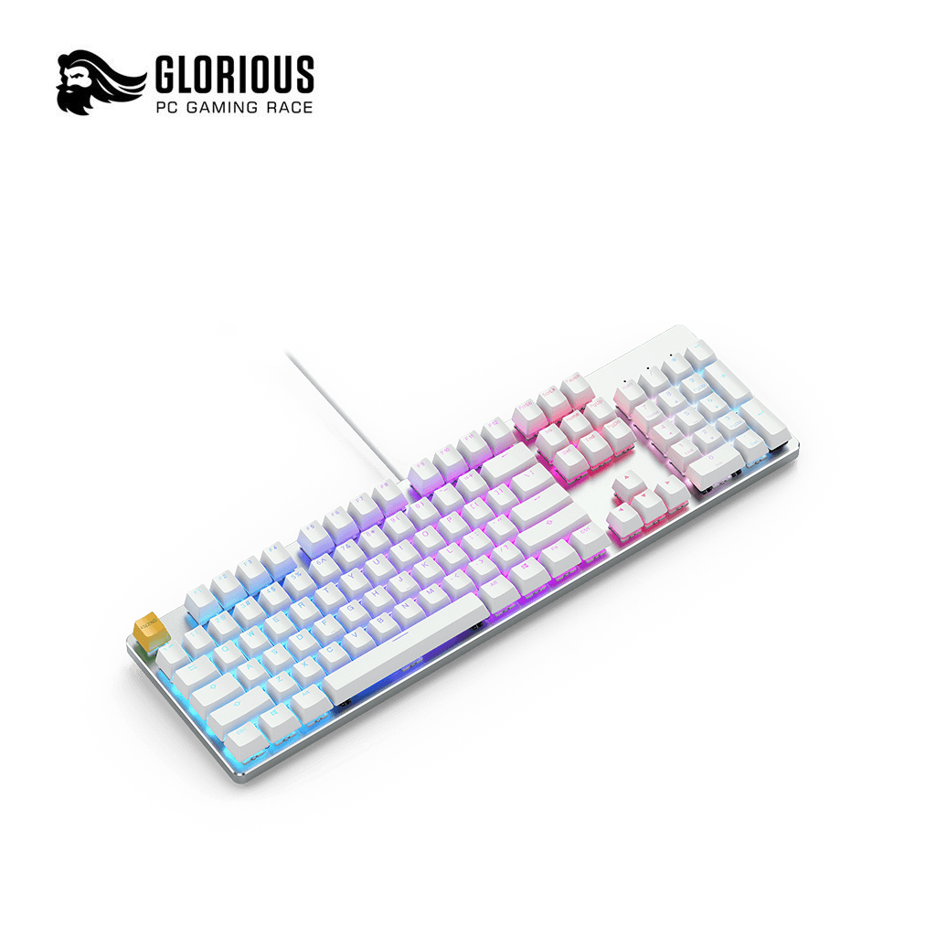 Glorious Keyboard Full Size- PreBuilt - White