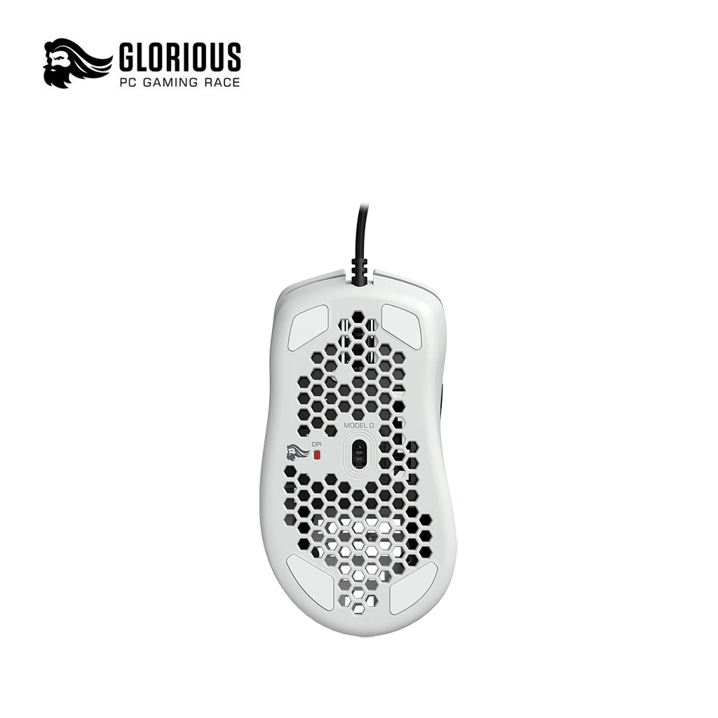Glorious Model D RGB Gaming Mouse - Matte White