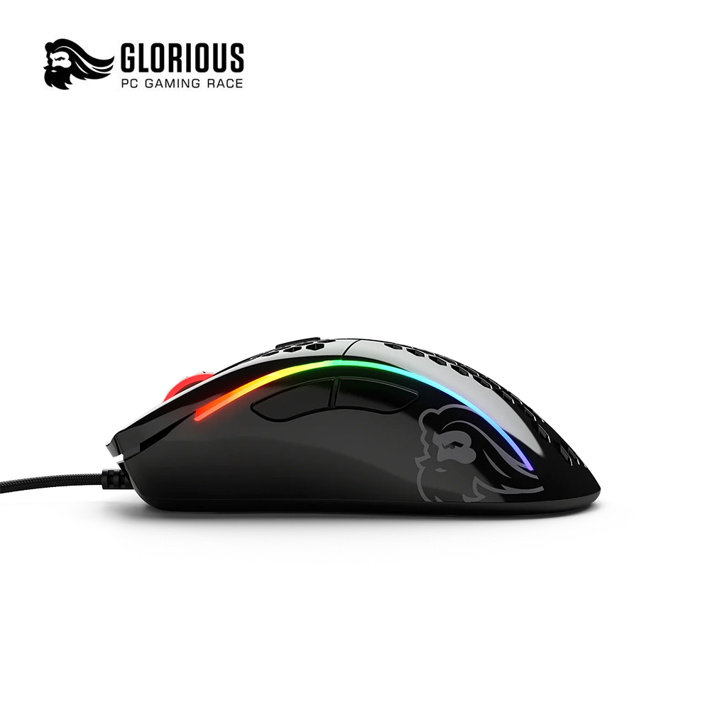 Glorious Model D RGB Gaming Mouse - Glossy Black