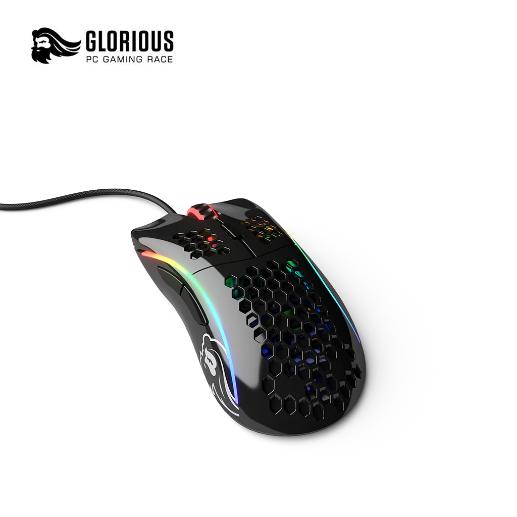 Glorious Model D RGB Gaming Mouse - Glossy Black
