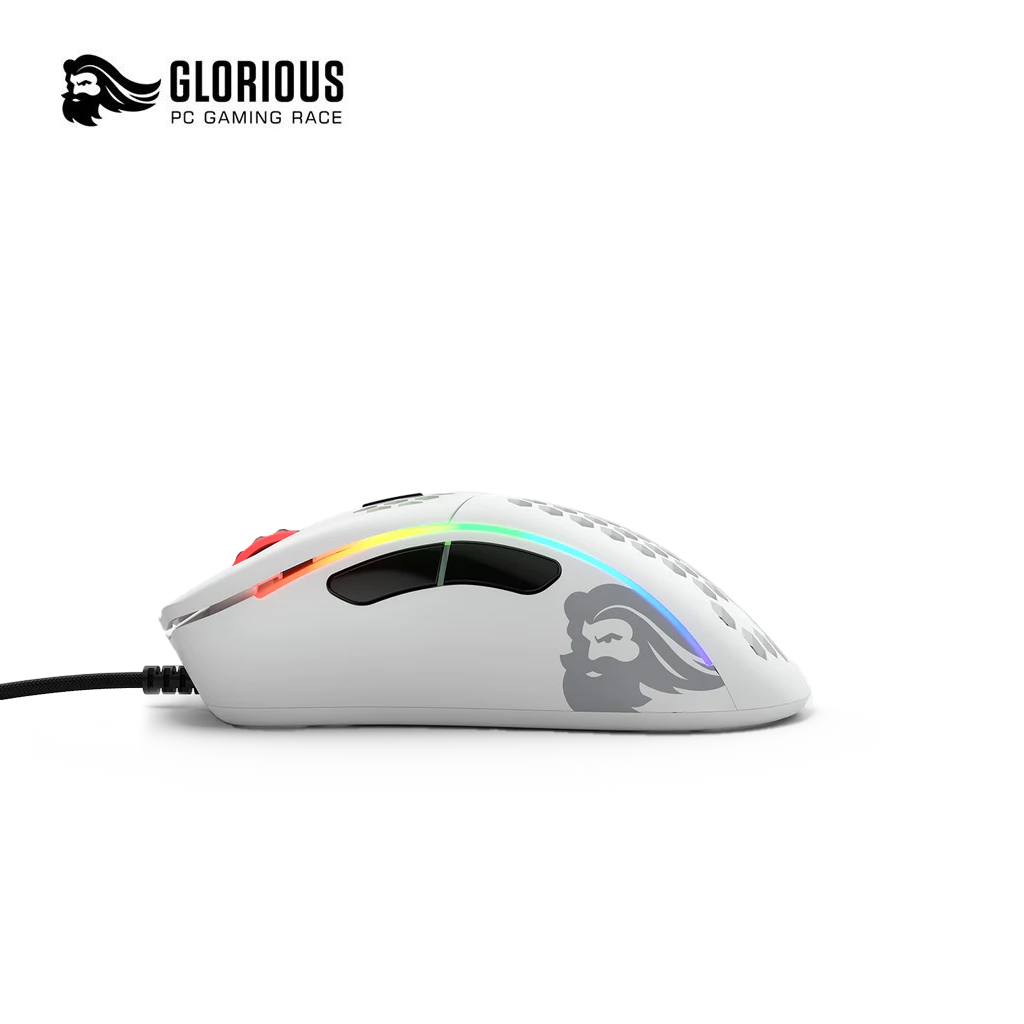 Glorious Model D- RGB Gaming Mouse - Matte White