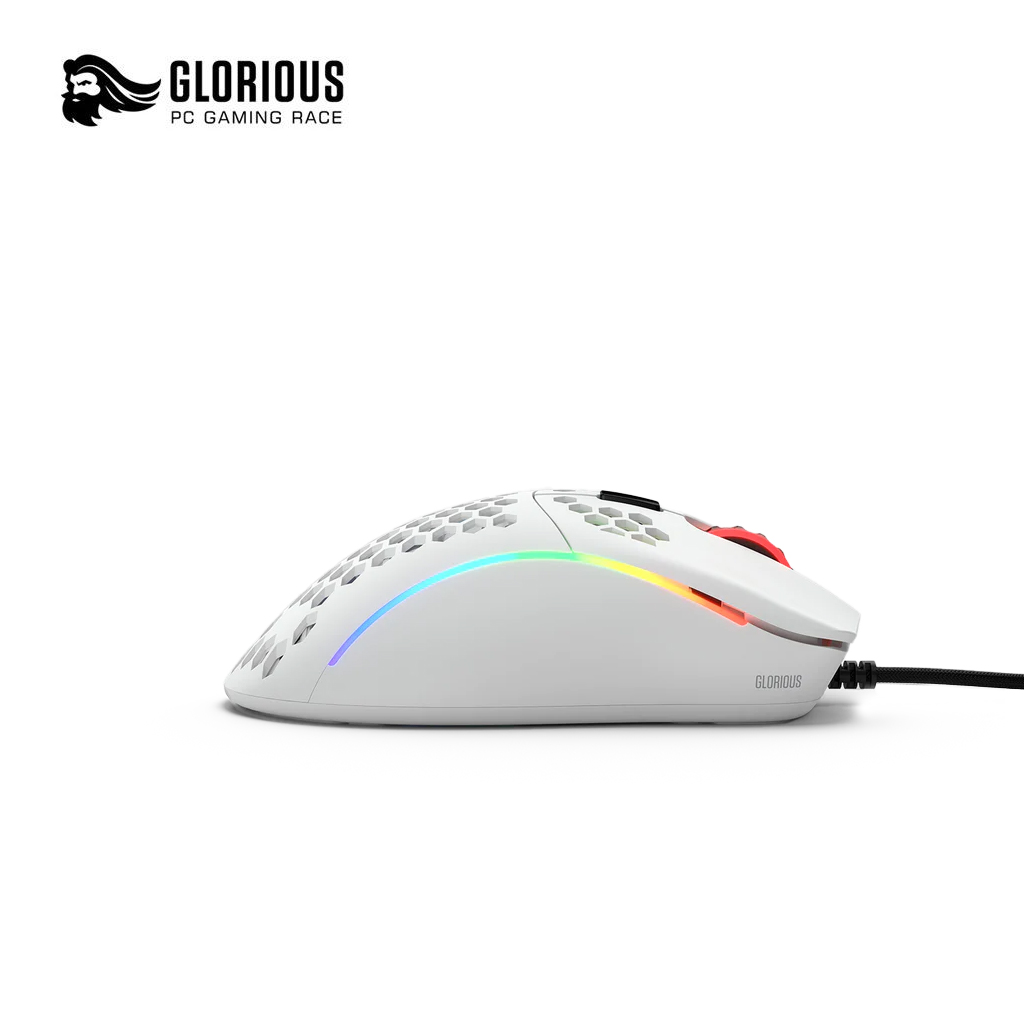 Glorious Model D- RGB Gaming Mouse - Matte White